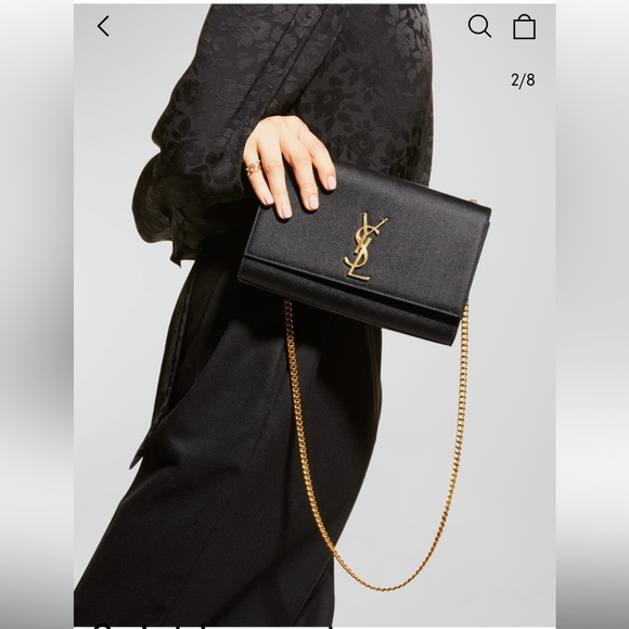 Kate medium leather crossbody bag - Picture 11 of 12